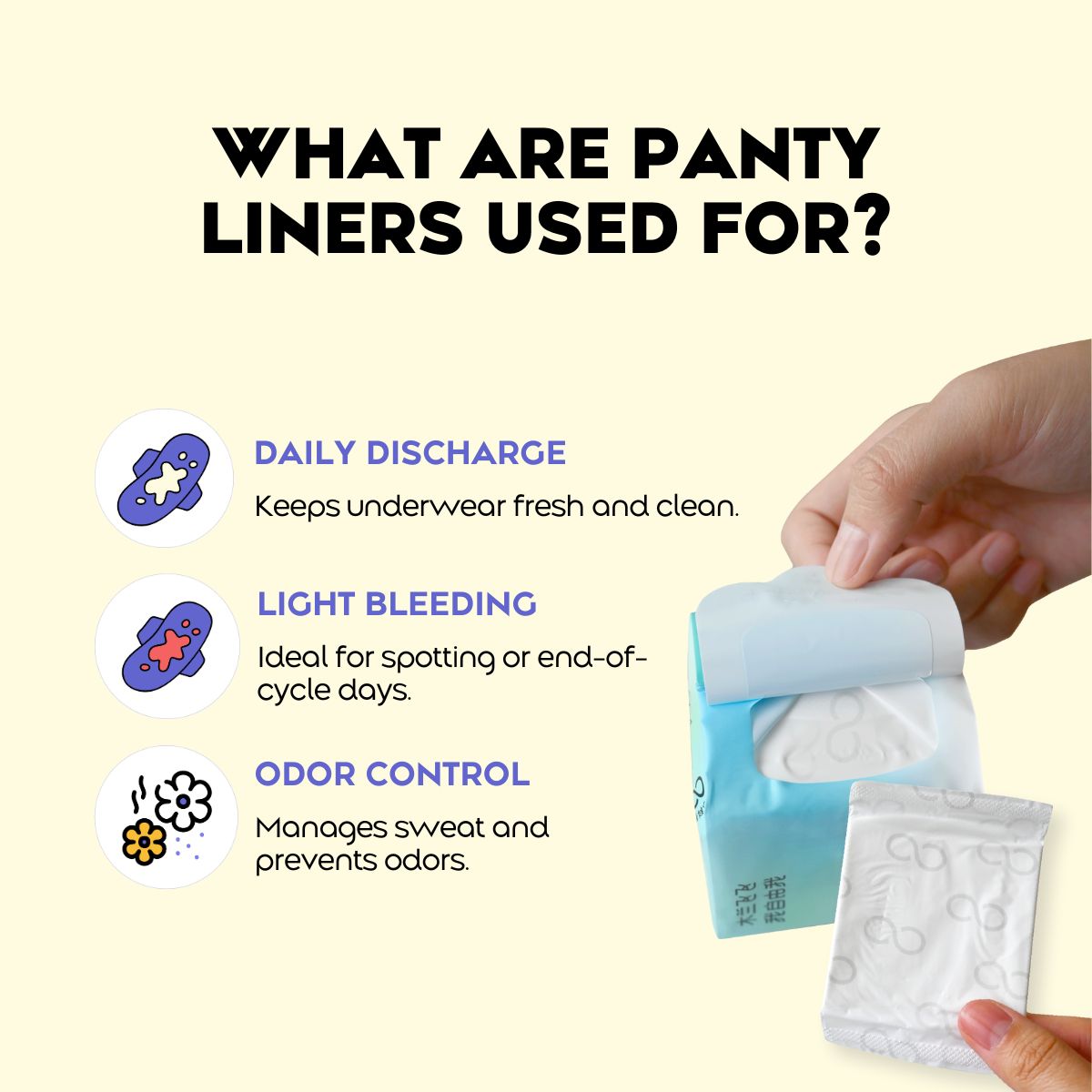 [ONLY RM5.50/PACK] Engineered Panty Liner