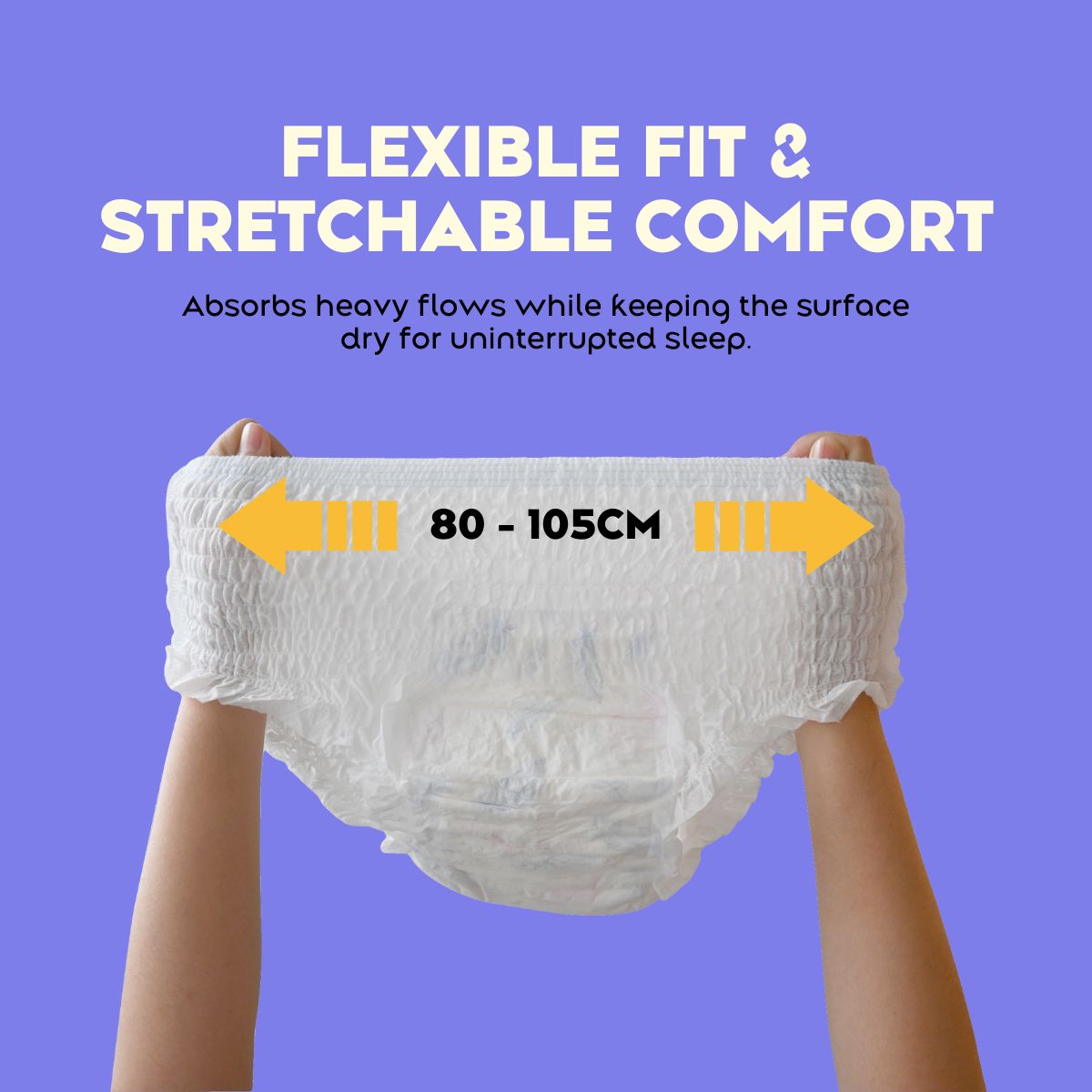 [ONLY RM5.50/PACK] Engineered Overnight Panty