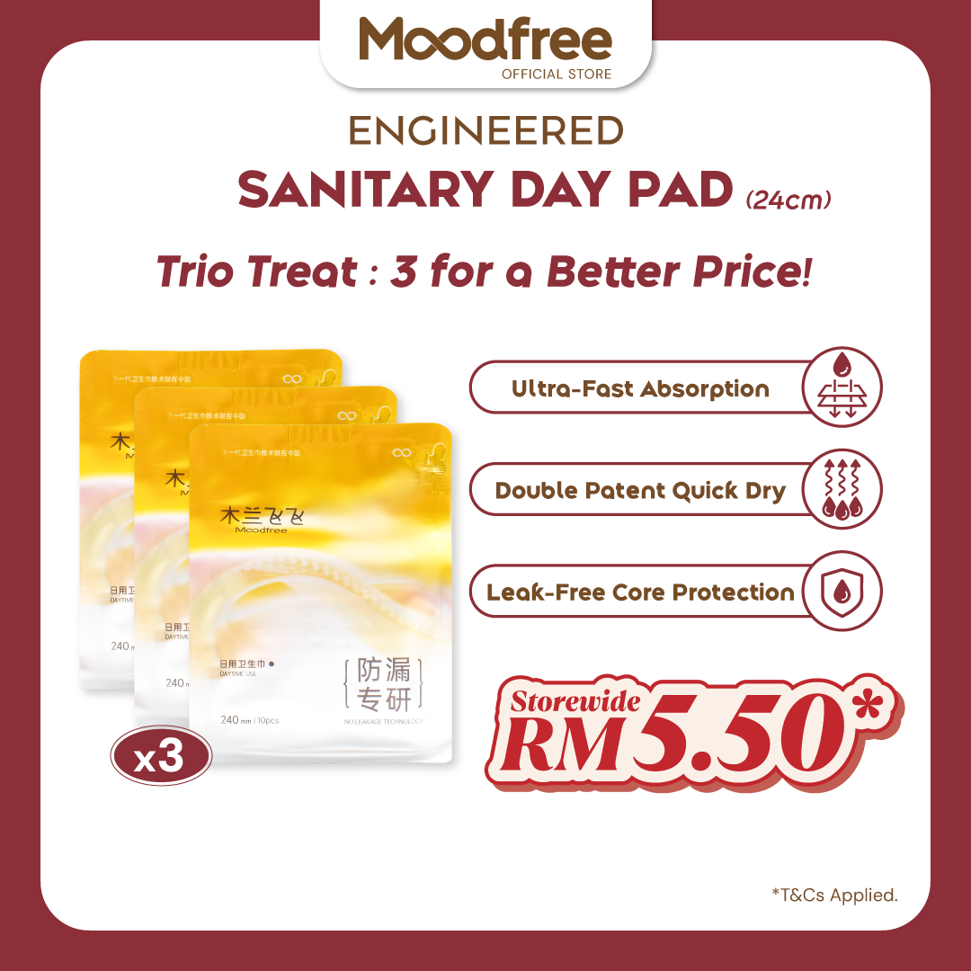 [ONLY RM5.50/PACK] Engineered Day Use Sanitary Pad