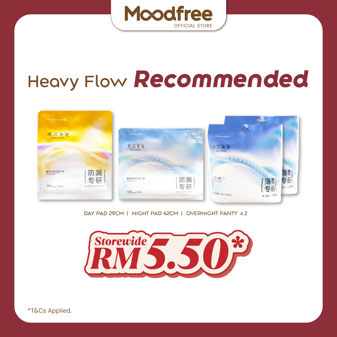 [ONLY RM5.50/PACK] Heavy Flow Recommended