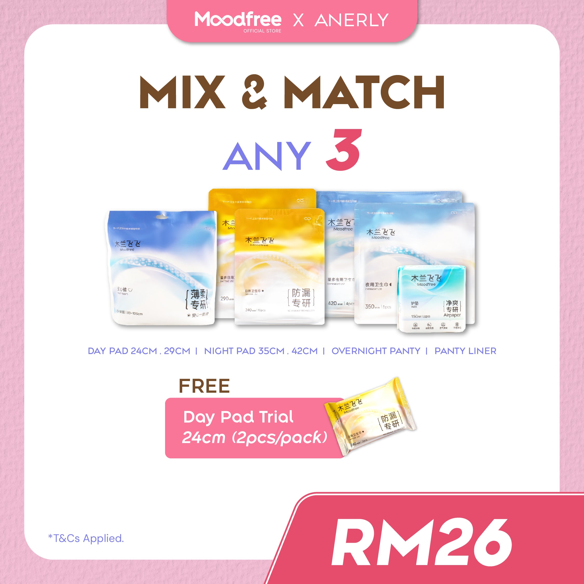 ANERLY - Mix & Match Any 3 Items