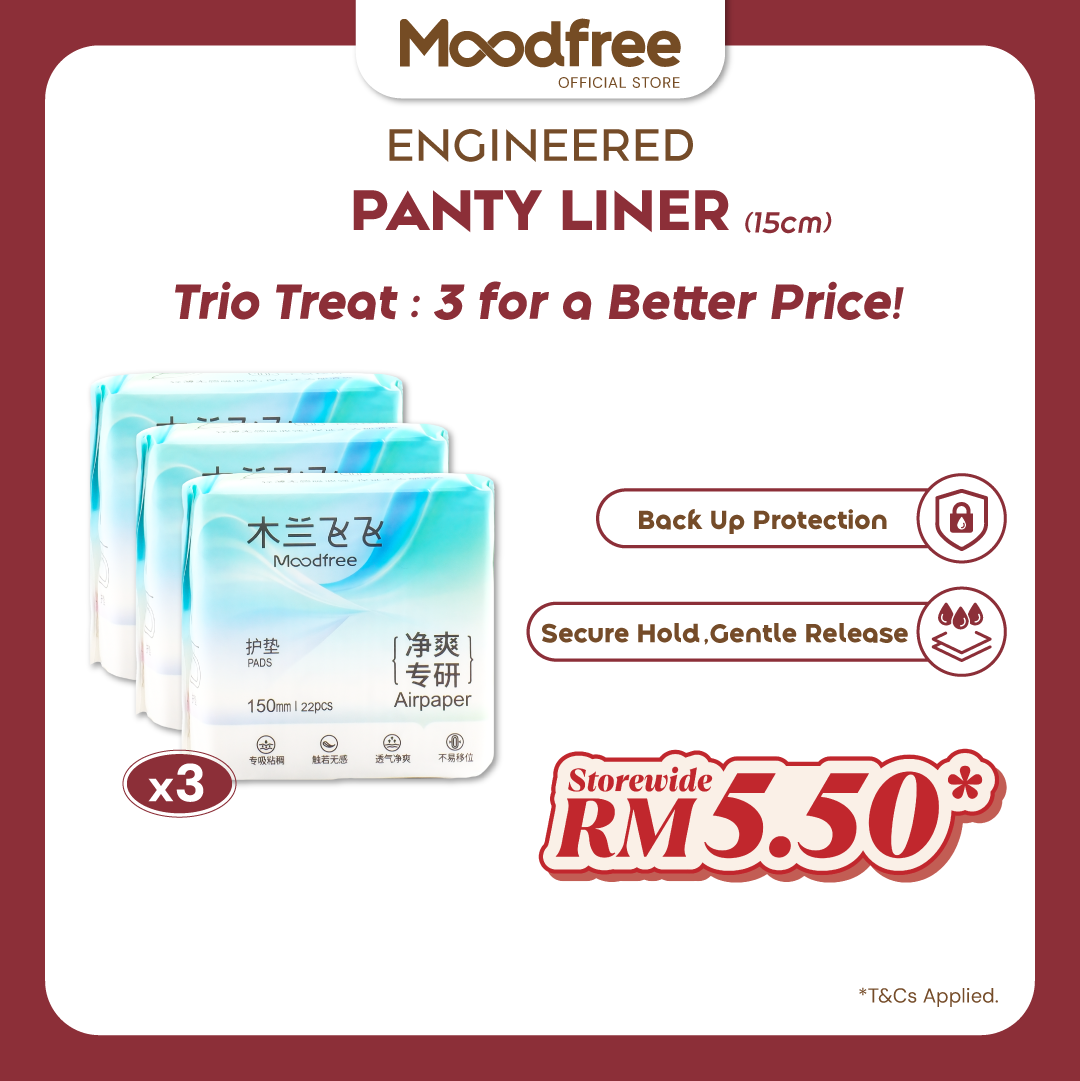 [ONLY RM5.50/PACK] Engineered Panty Liner